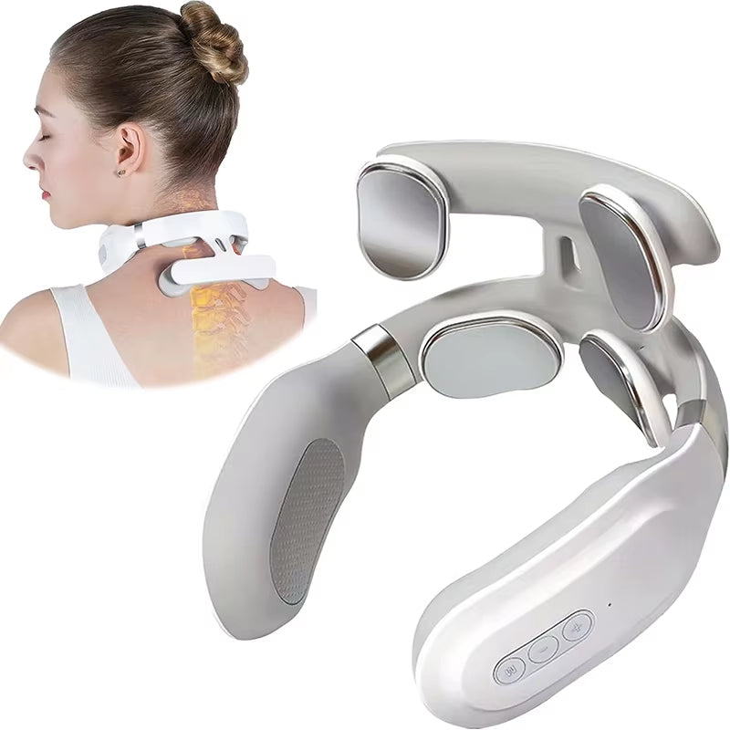 Masseur cervical intelligent chauffant - Soulage les douleurs du cou et des epaules