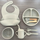 SYLEYNA™ Baby Set — Ensemble repas complet en silicone pour bébé (0 à 3 ans)