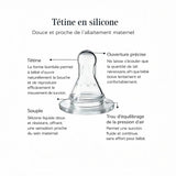Biberon mains libres bébé – Anti-fuite & anti-colique
