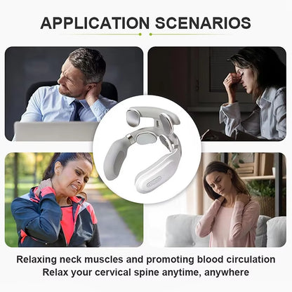 Masseur cervical intelligent chauffant - Soulage les douleurs du cou et des epaules