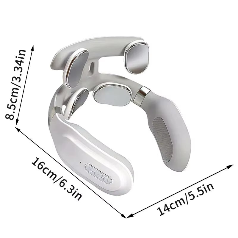 Masseur cervical intelligent chauffant - Soulage les douleurs du cou et des epaules